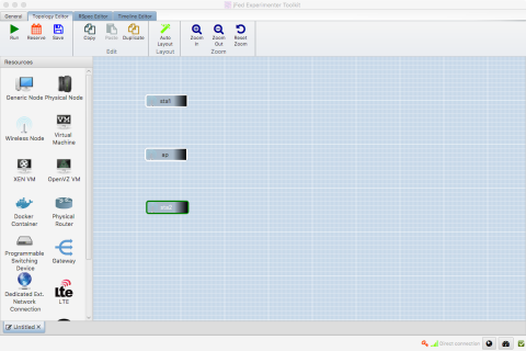 Drag in 3 wireless nodes